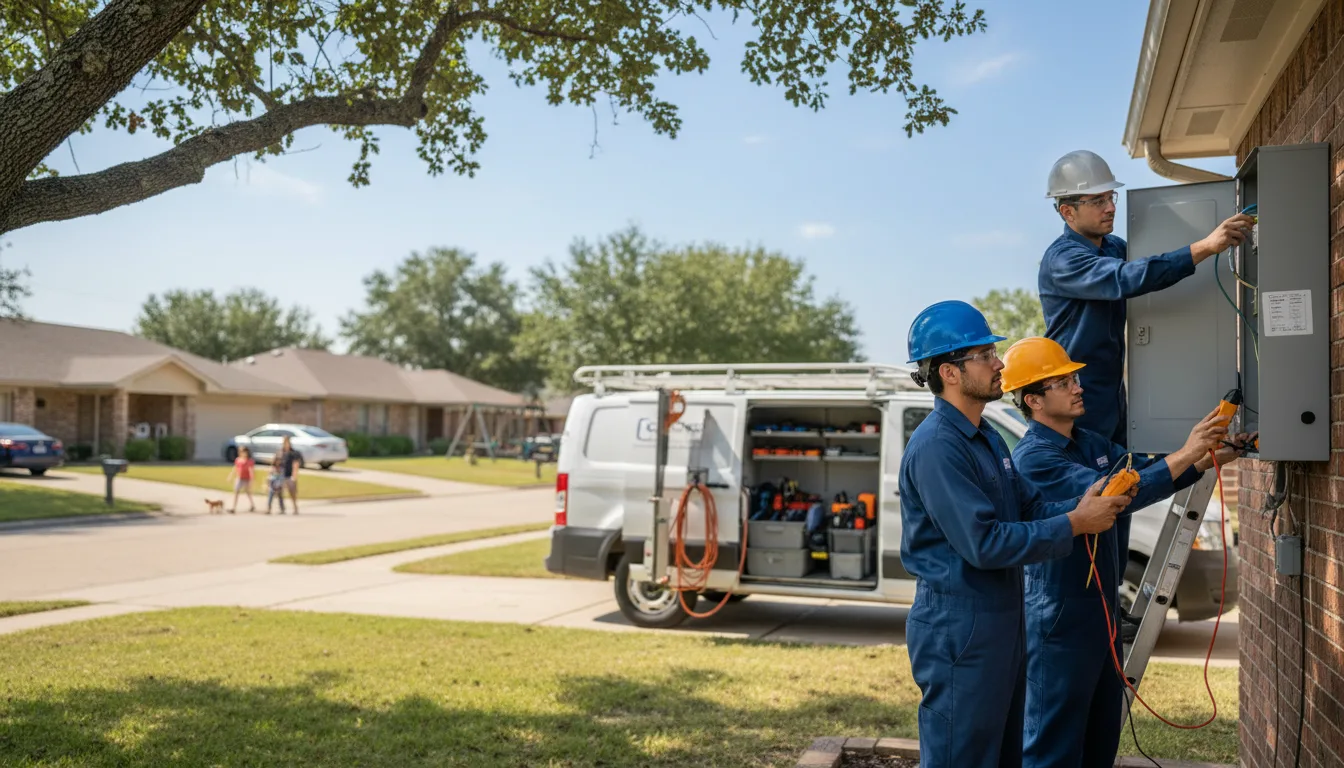 Certified electrician providing emergency electrical services in Bald Knob, AR